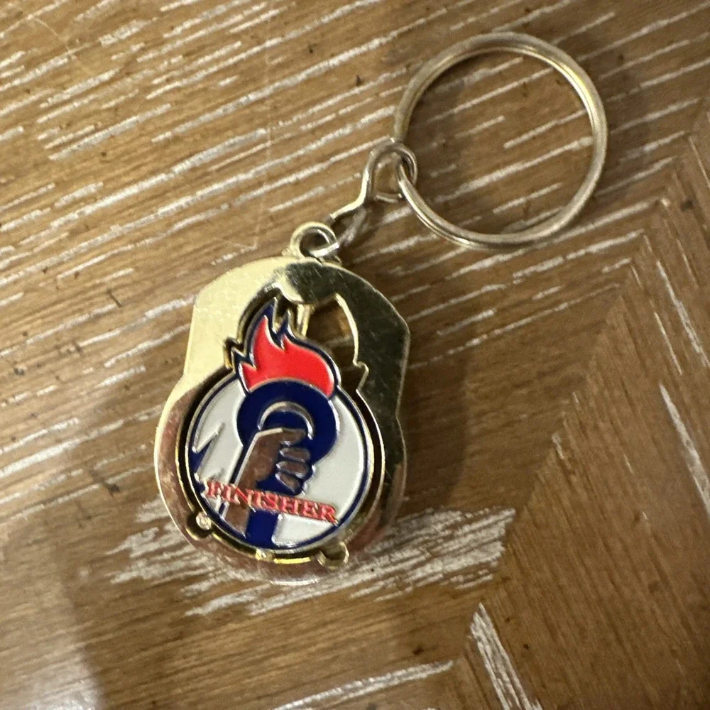 freedom run finisher‎ key chain